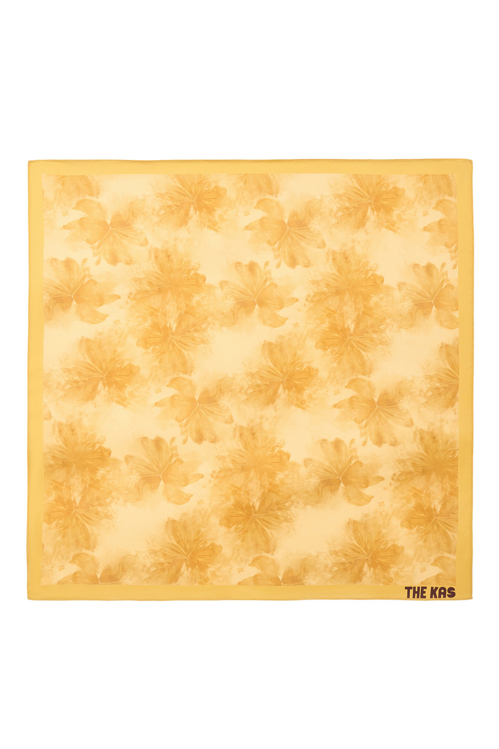 Шелковый платок Fleurs jaunes