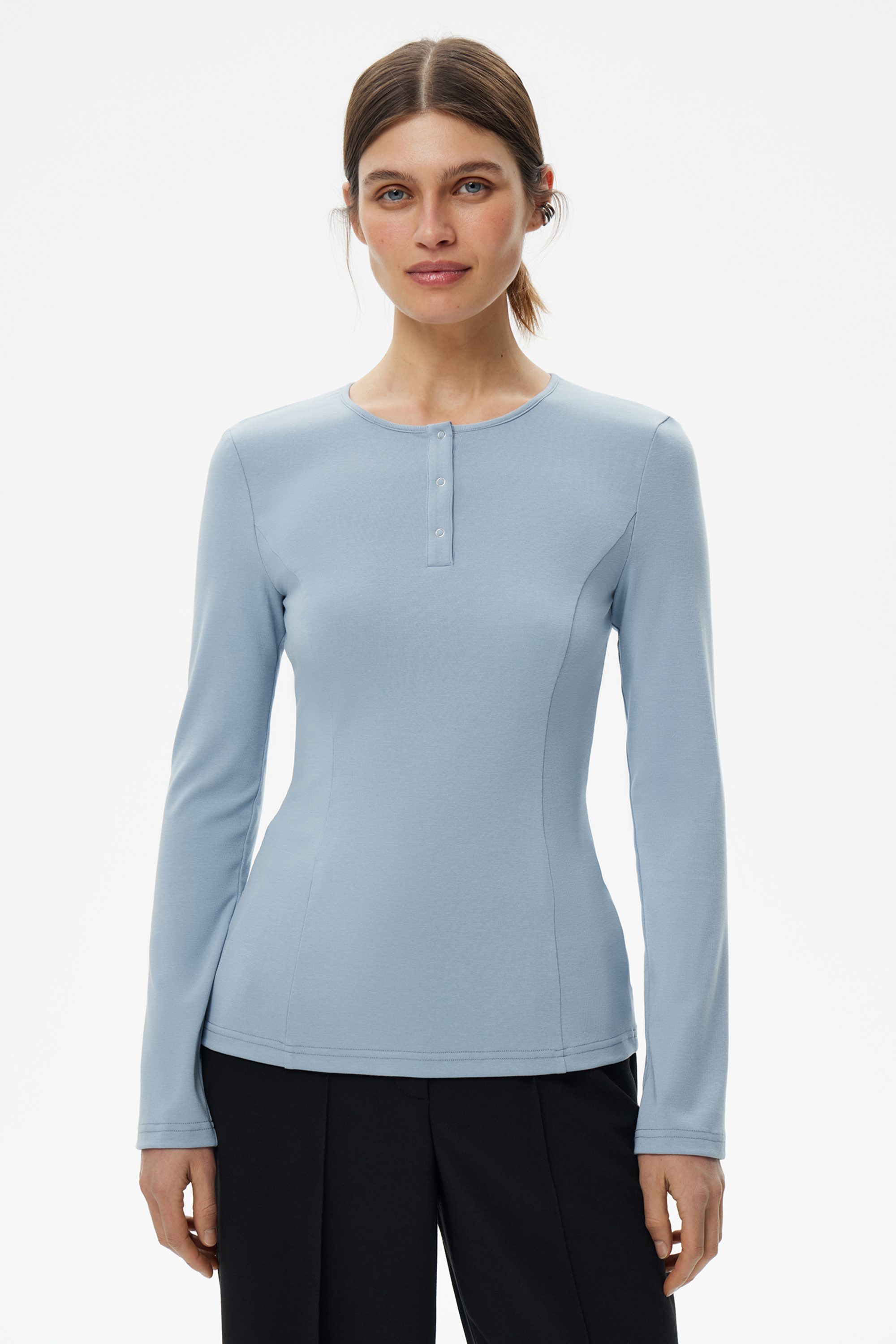 Лонгслив Lazy day bleu