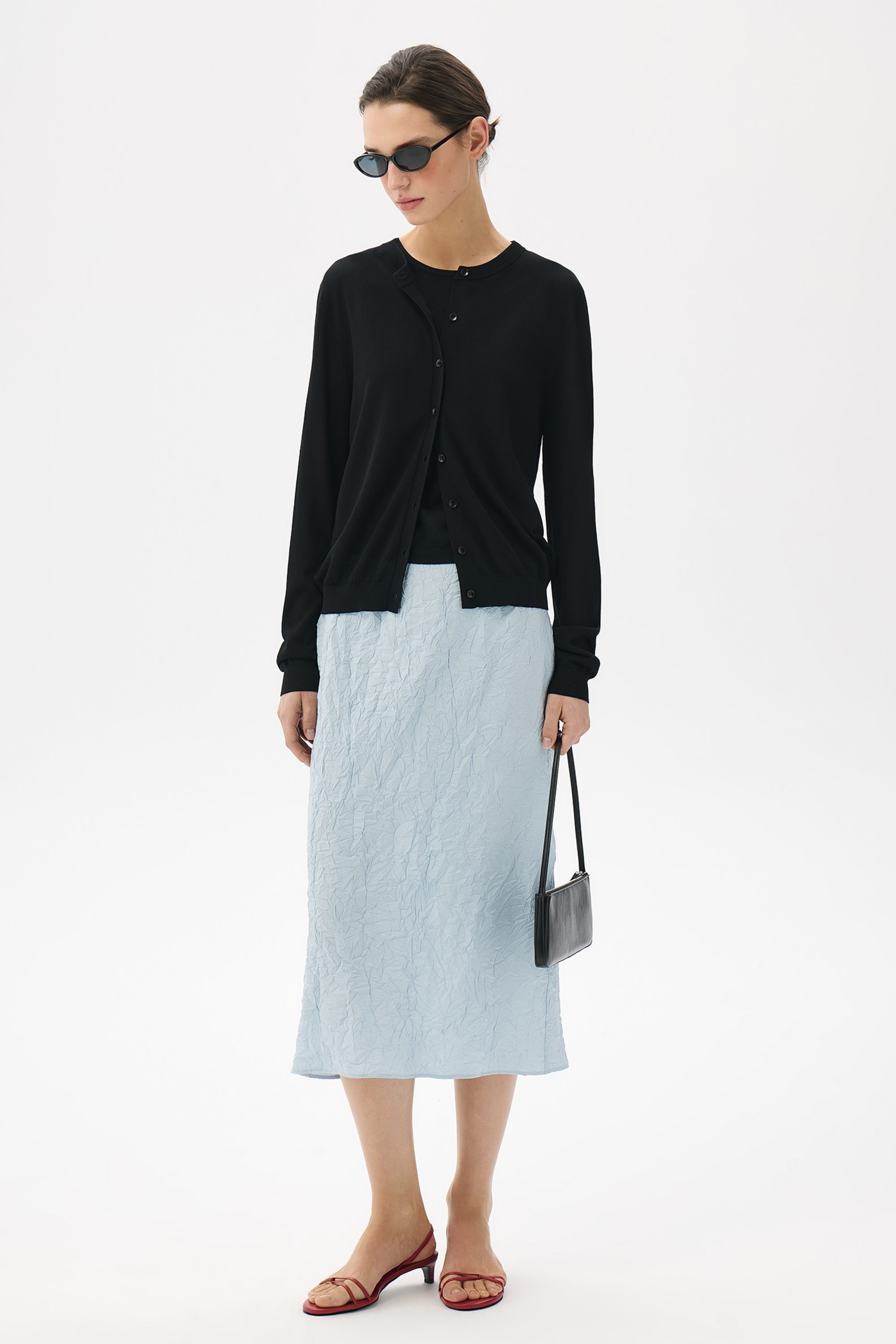Кардиган из вискозы Voile noir