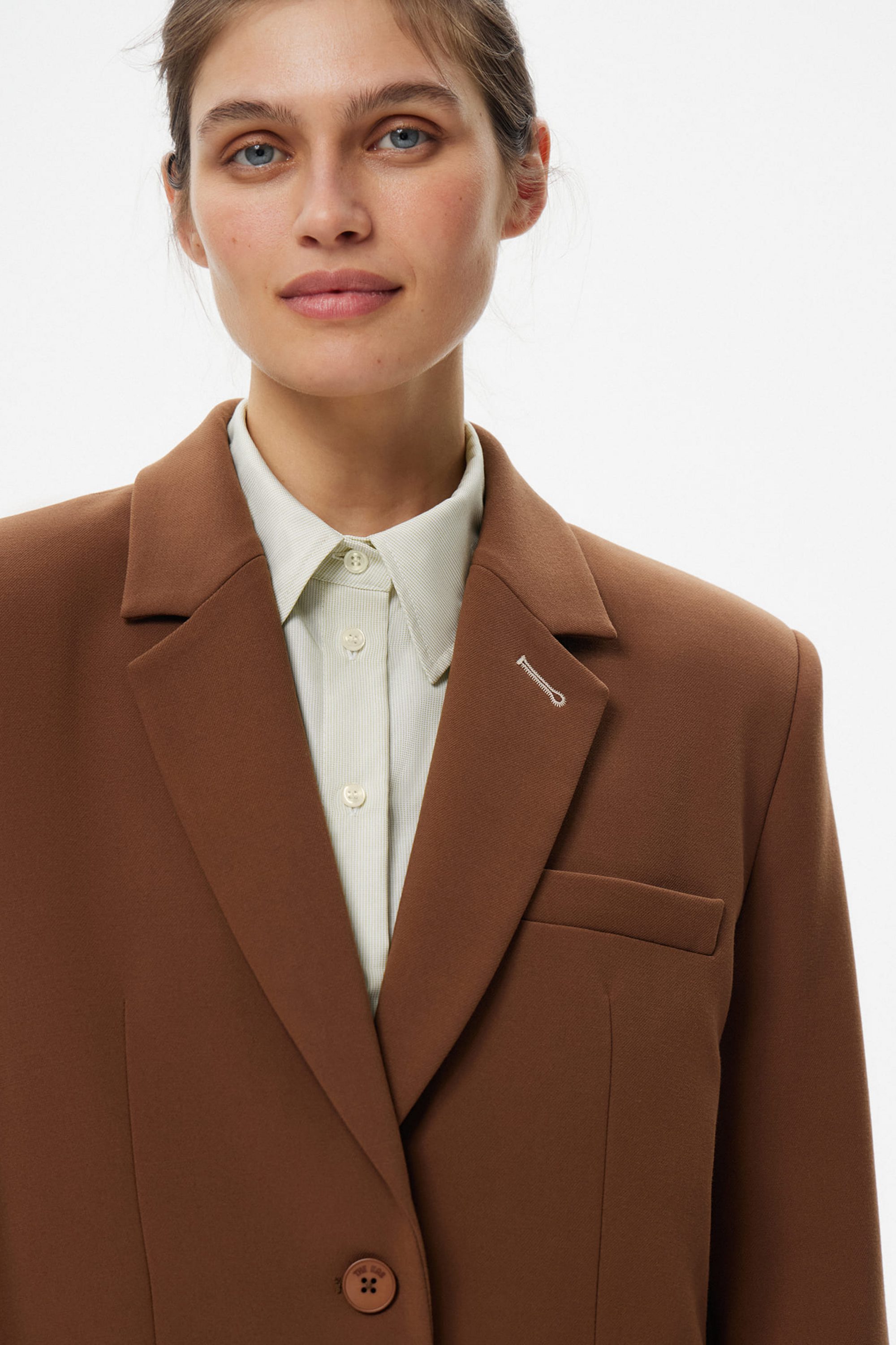 Жакет мужского кроя Snob brun