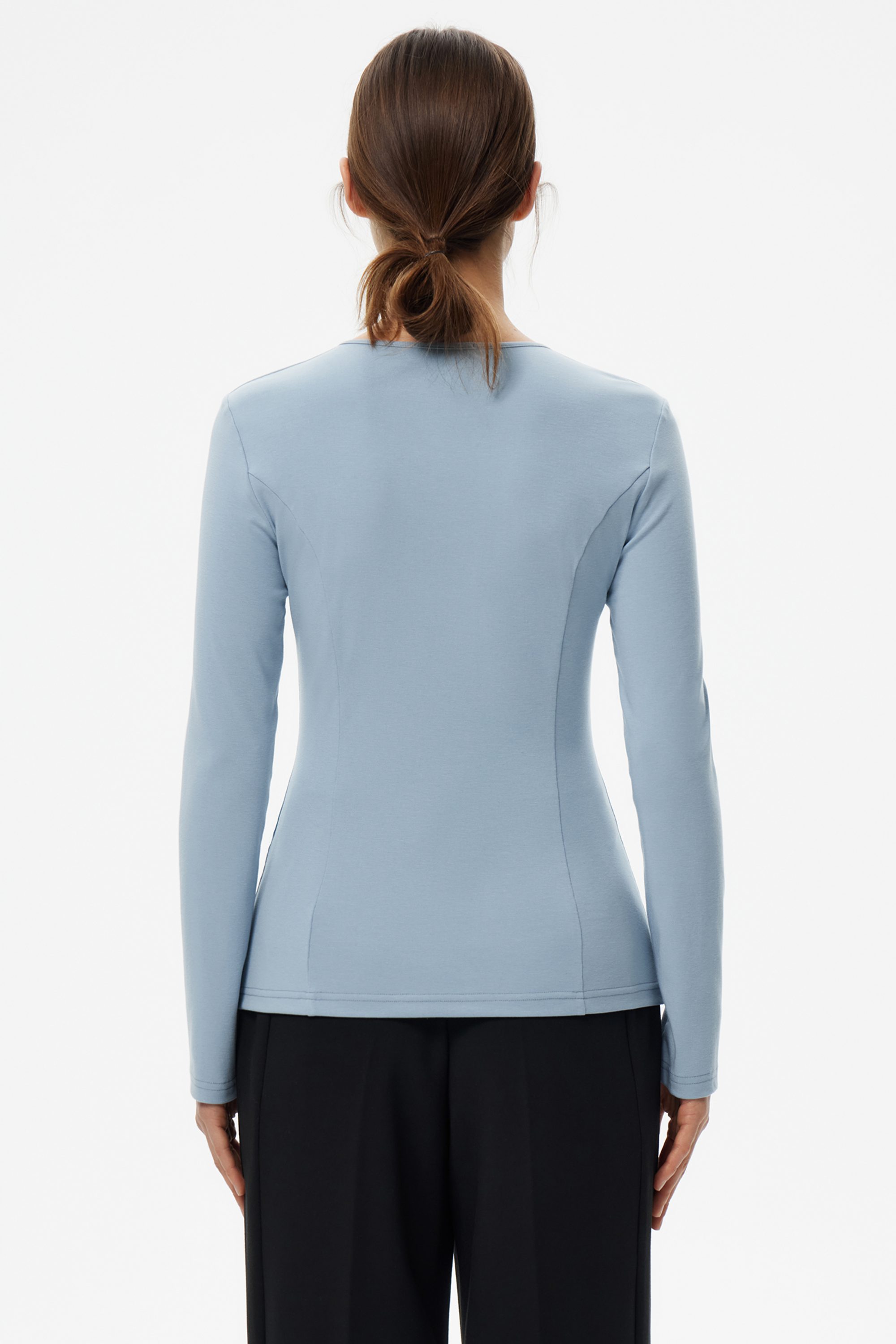 Лонгслив Lazy day bleu