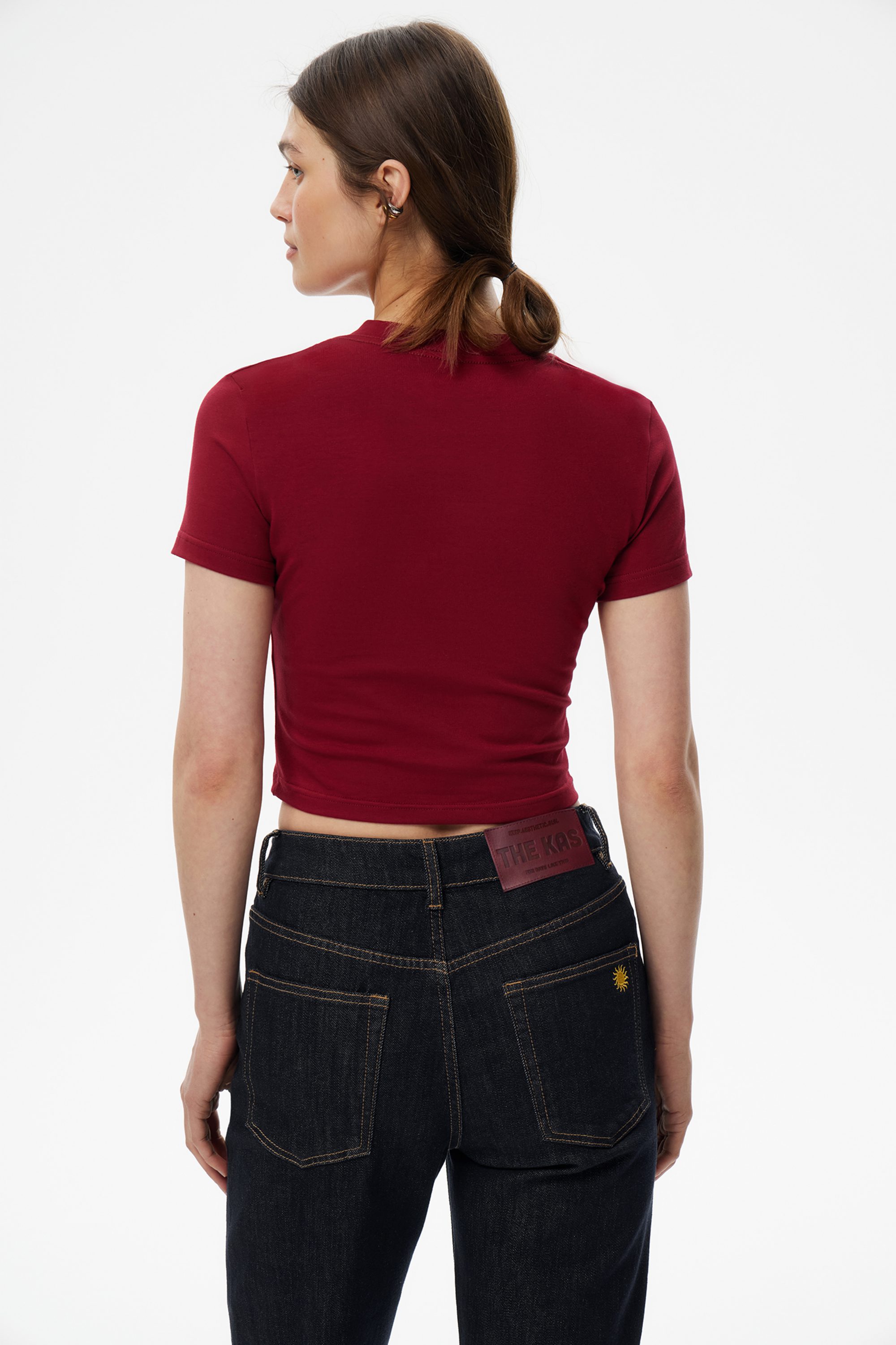 Укороченная футболка Shrimp coctail