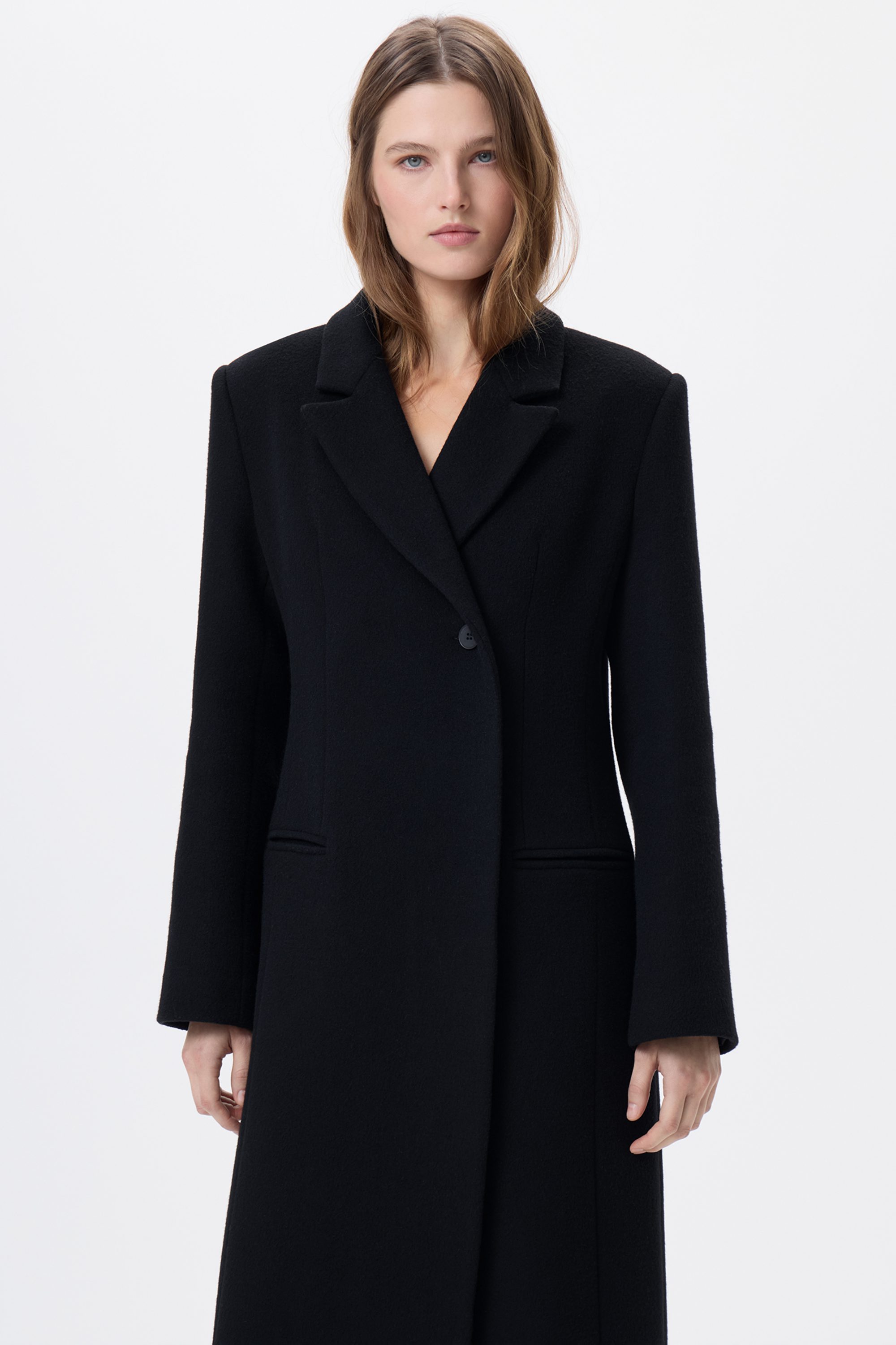 Пальто из 100% шерсти