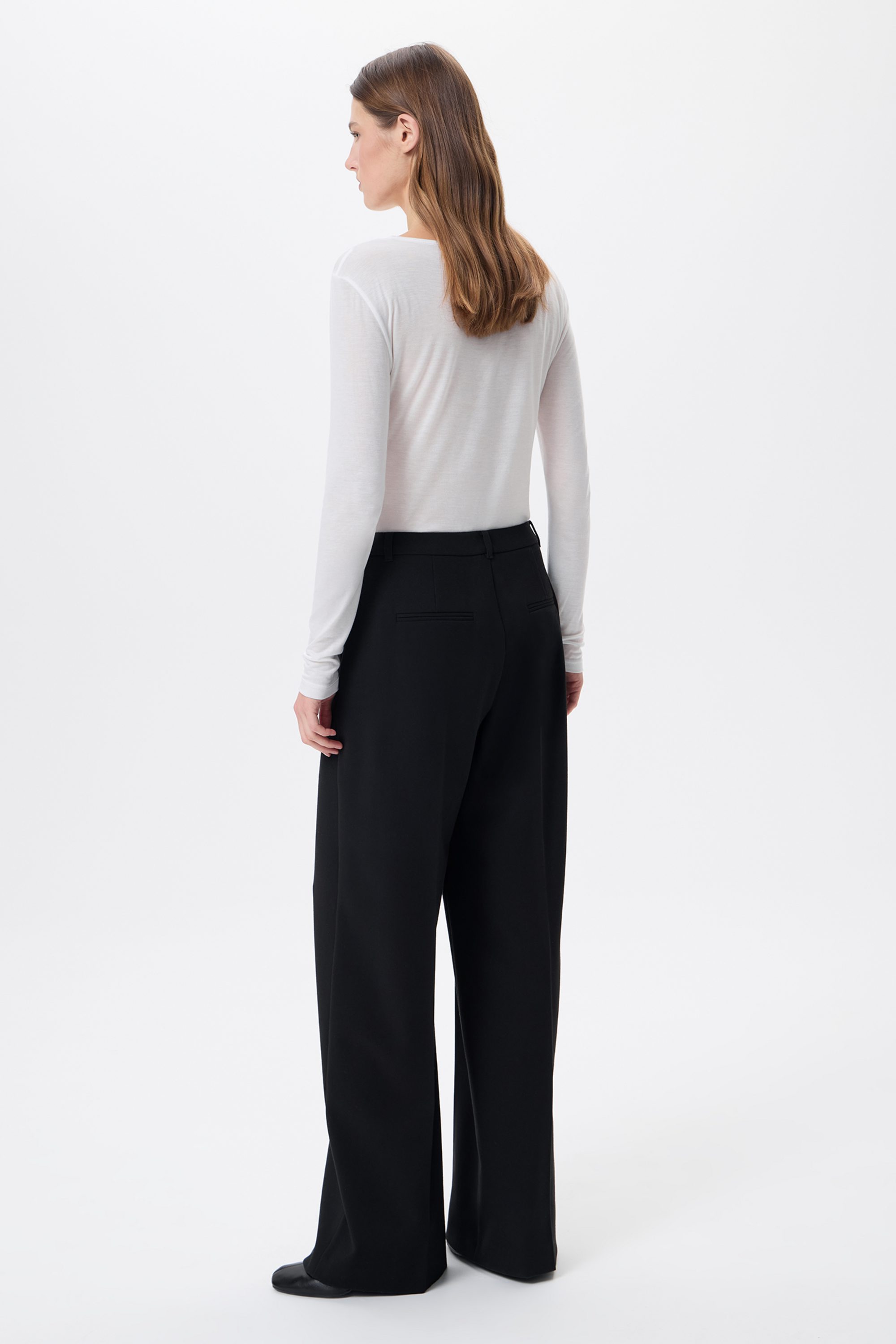 Брюки черные широкие