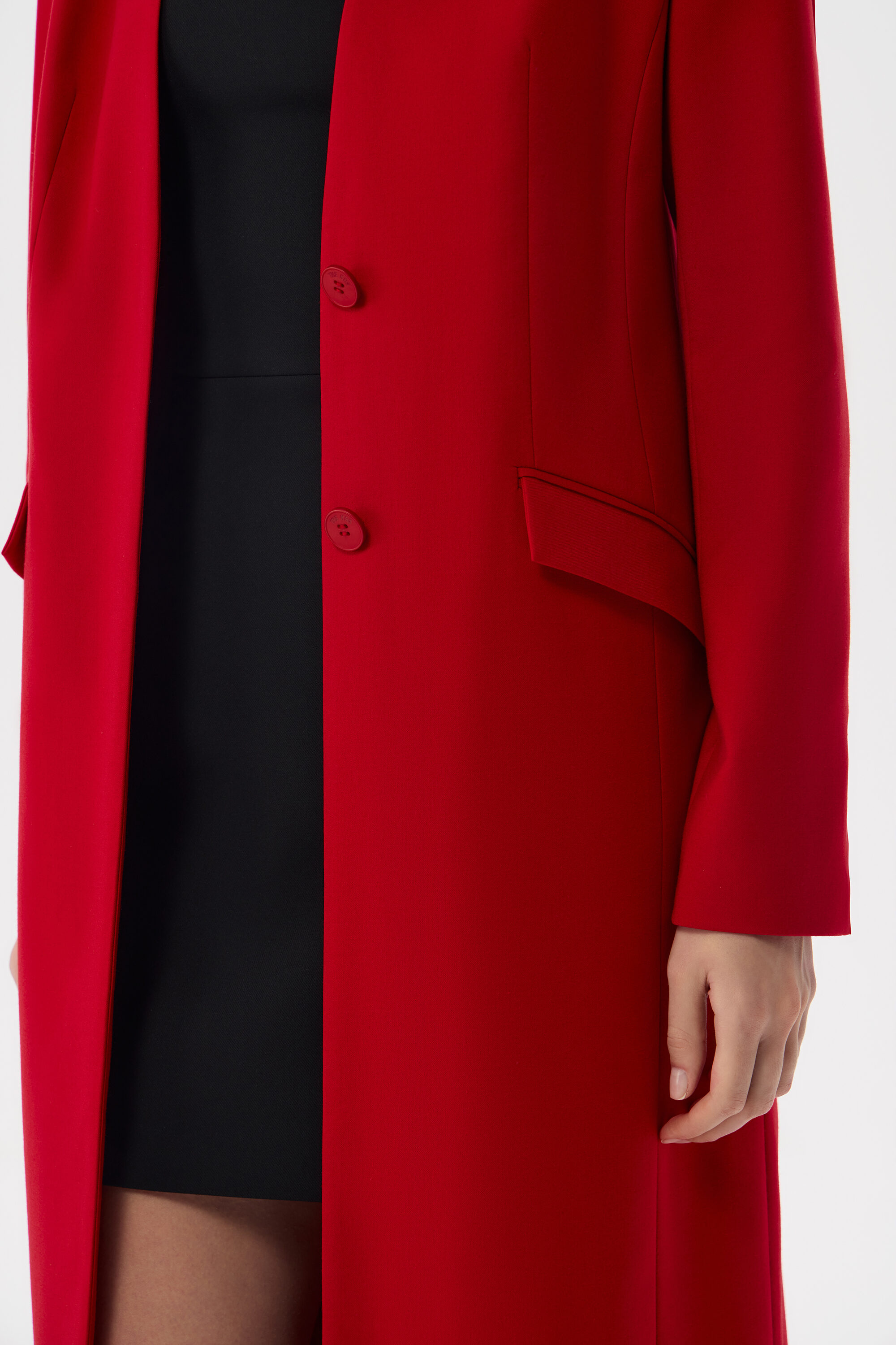 Удлиненный жакет Alma Red