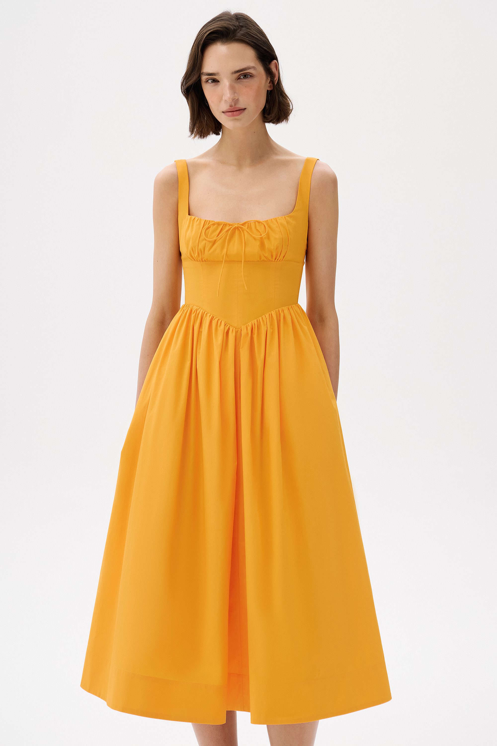 Платье со сборкой на спине Kendall