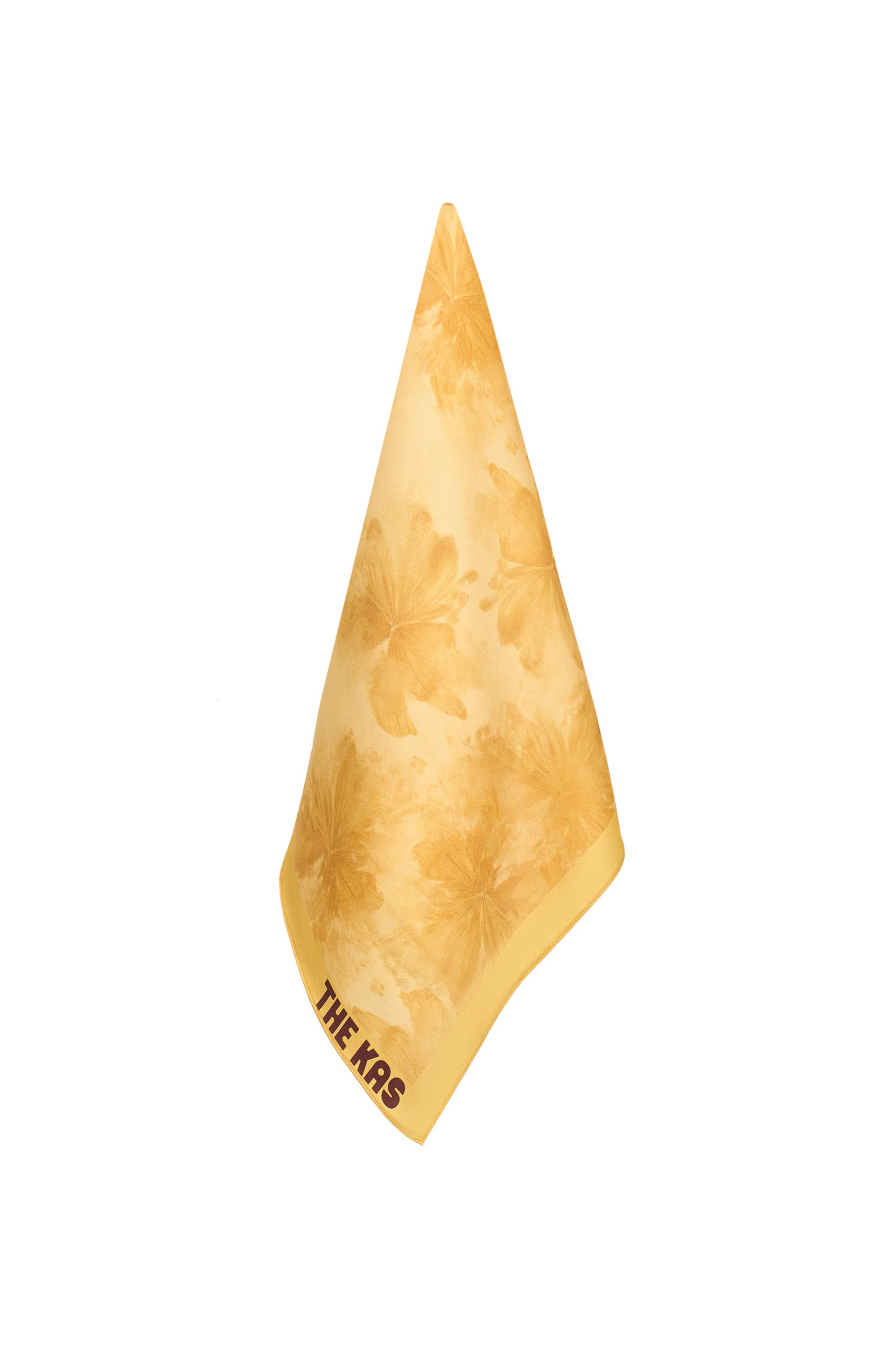 Шелковый платок Fleurs jaunes