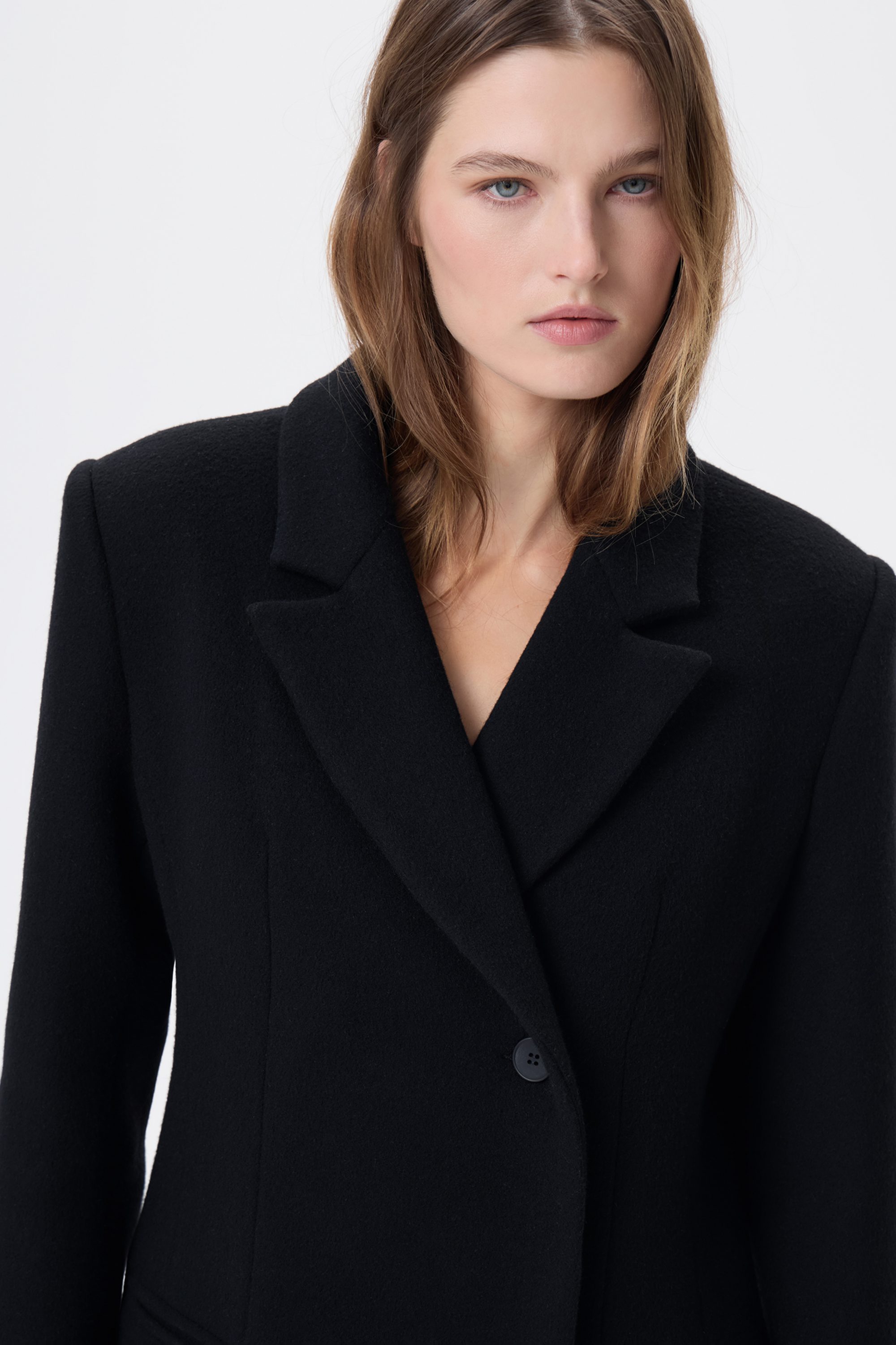 Пальто из 100% шерсти