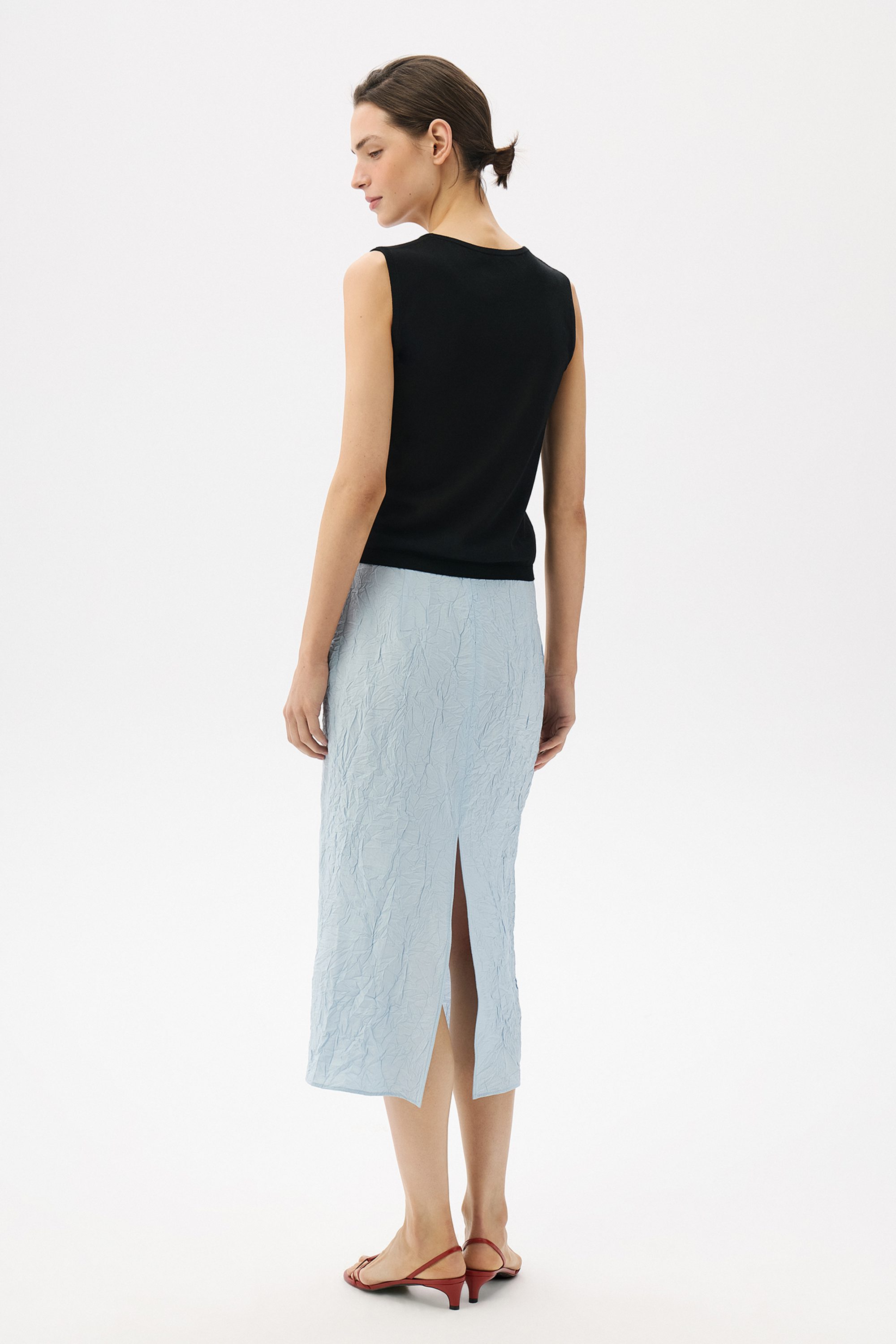 Топ из вискозы Voile noir