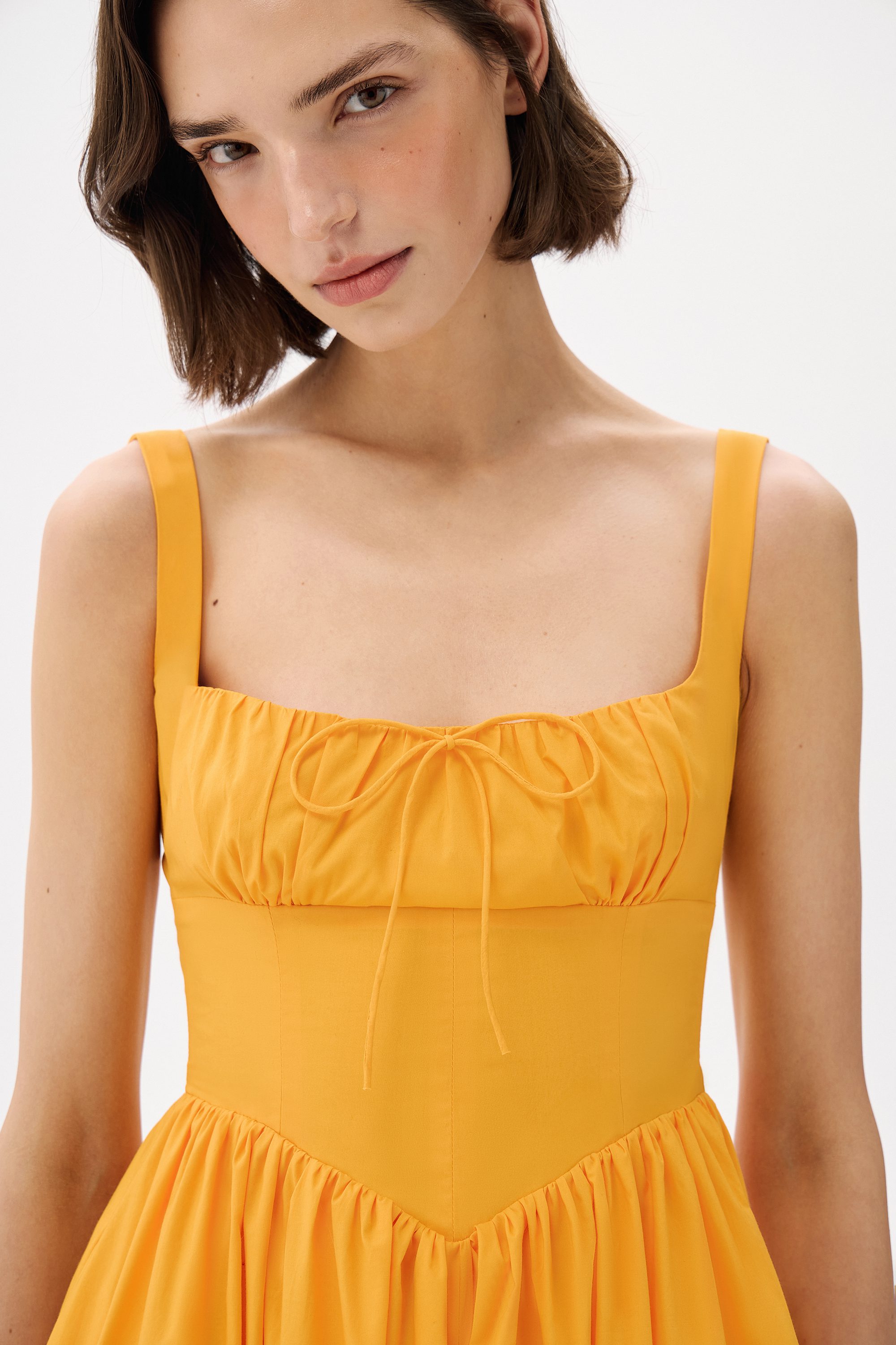 Платье со сборкой на спине Kendall