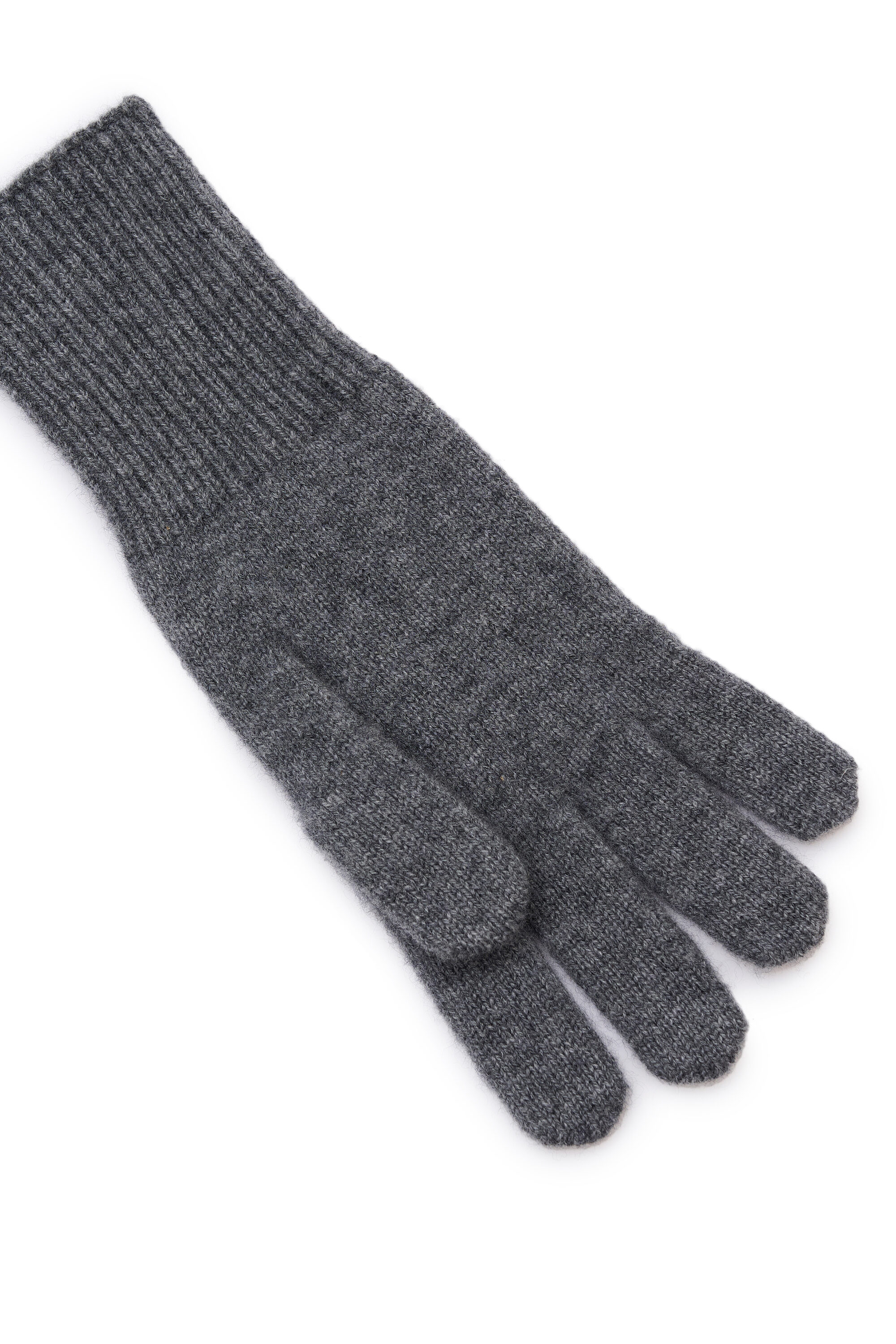 Перчатки из шерсти мериноса и кашемира Grey