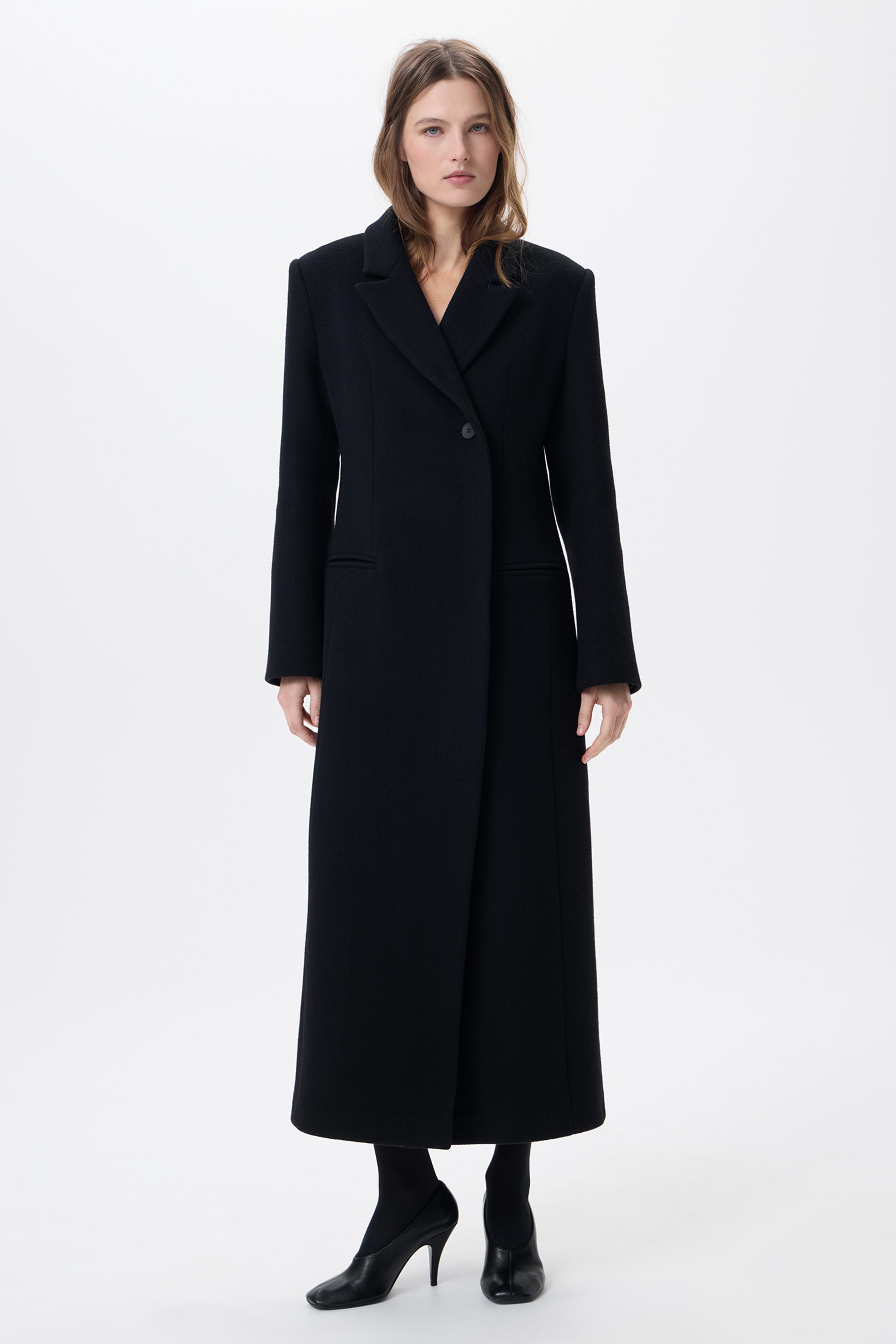 Пальто из 100% шерсти