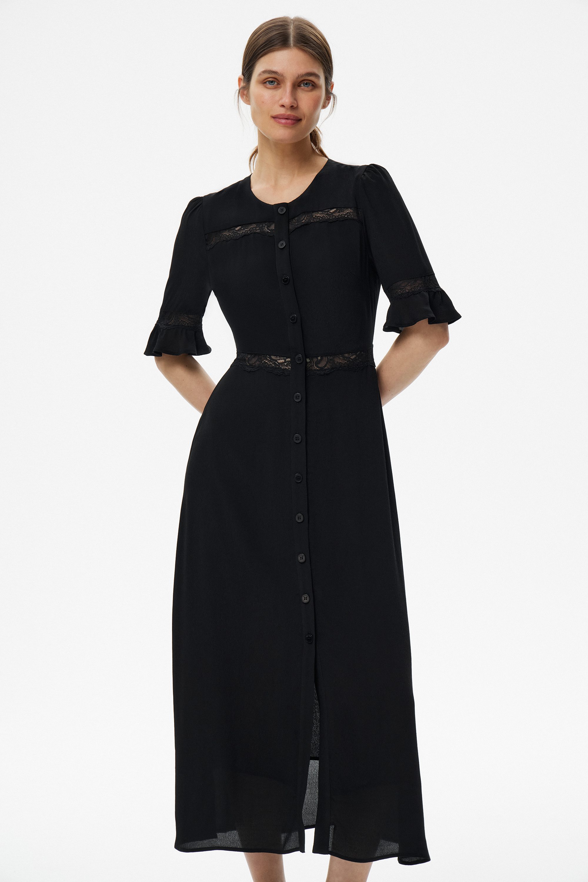 Платье с кружевом Malena