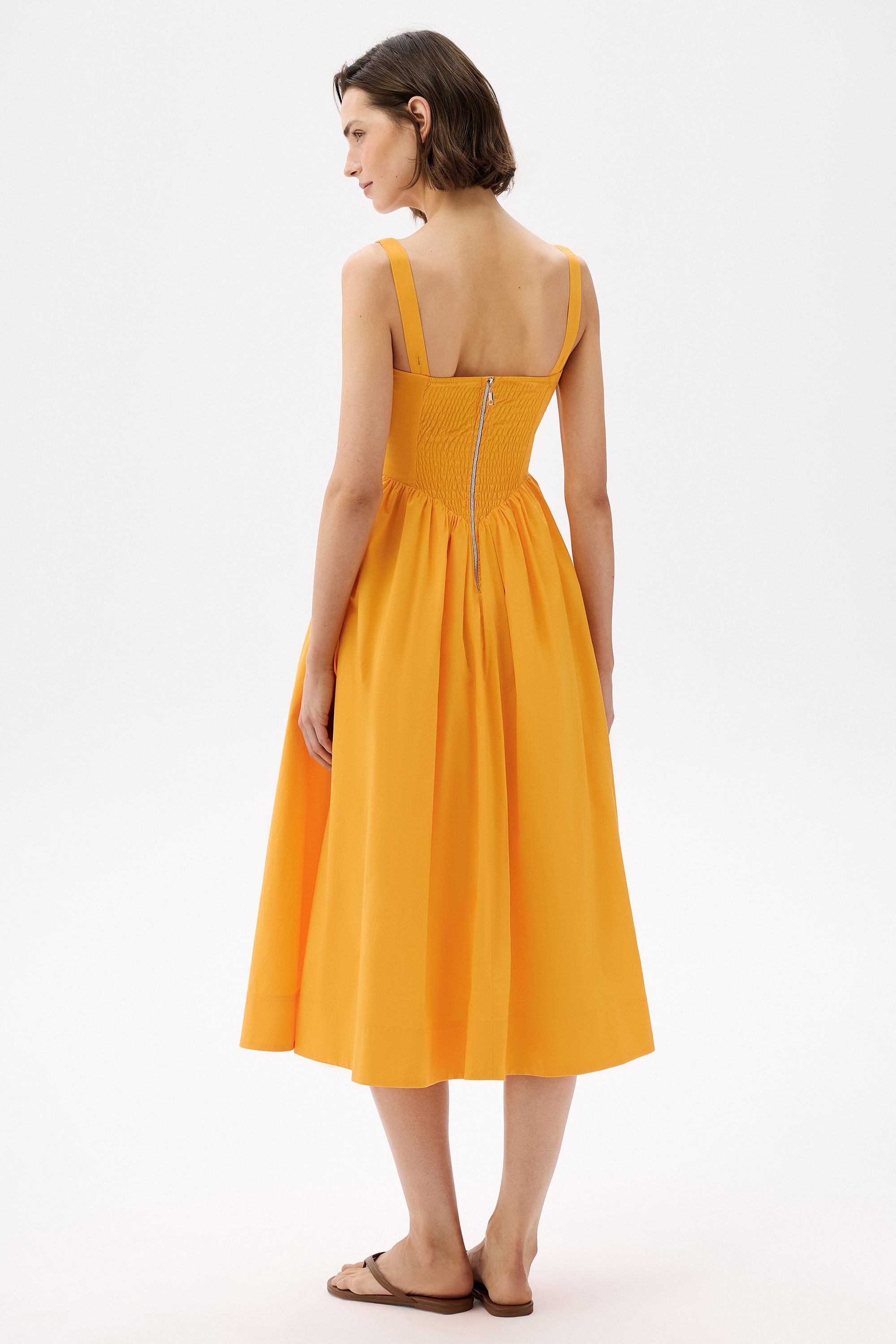 Платье со сборкой на спине Kendall