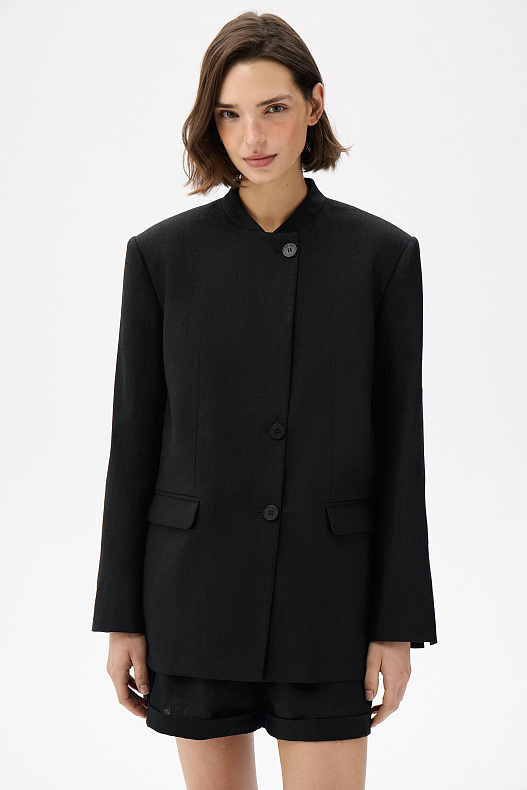 Льняной жакет Charcoal