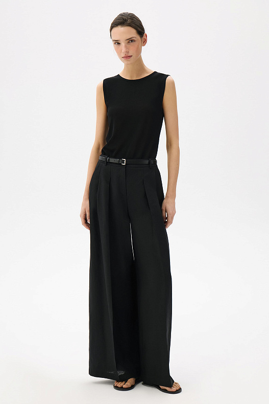 Льняные брюки Charcoal