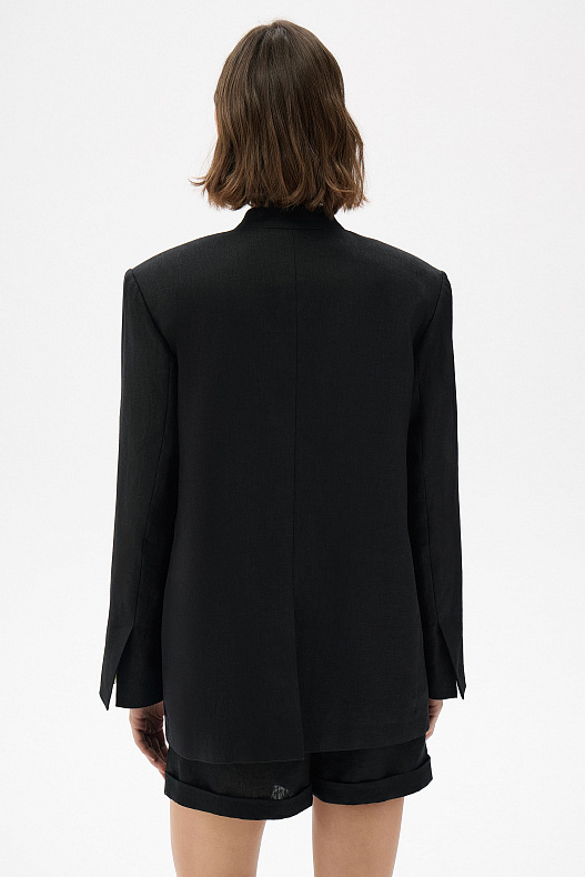 Льняной жакет Charcoal