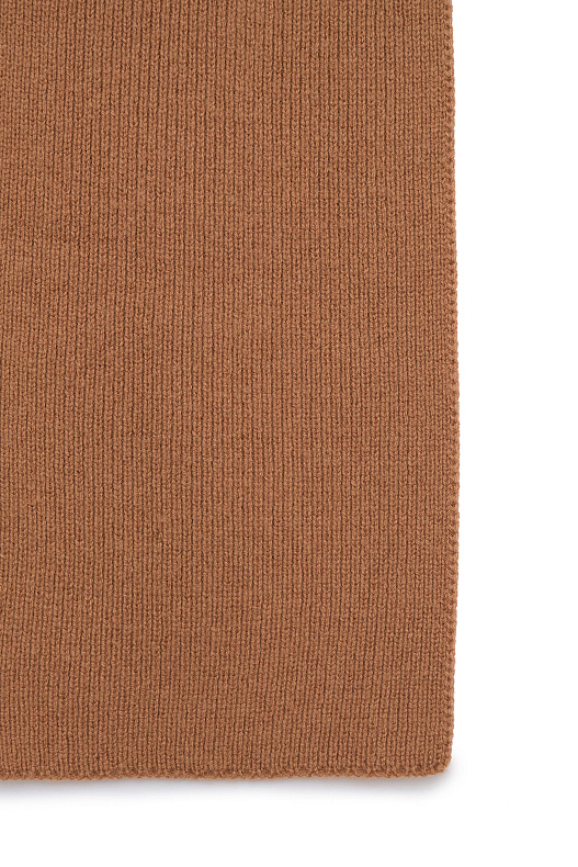 Шарф из шерсти мериноса и кашемира Brown