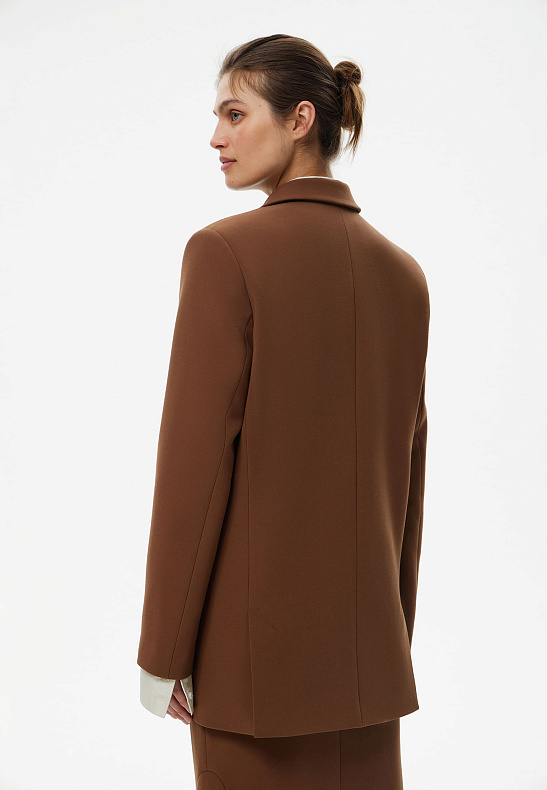 Жакет мужского кроя Snob brun