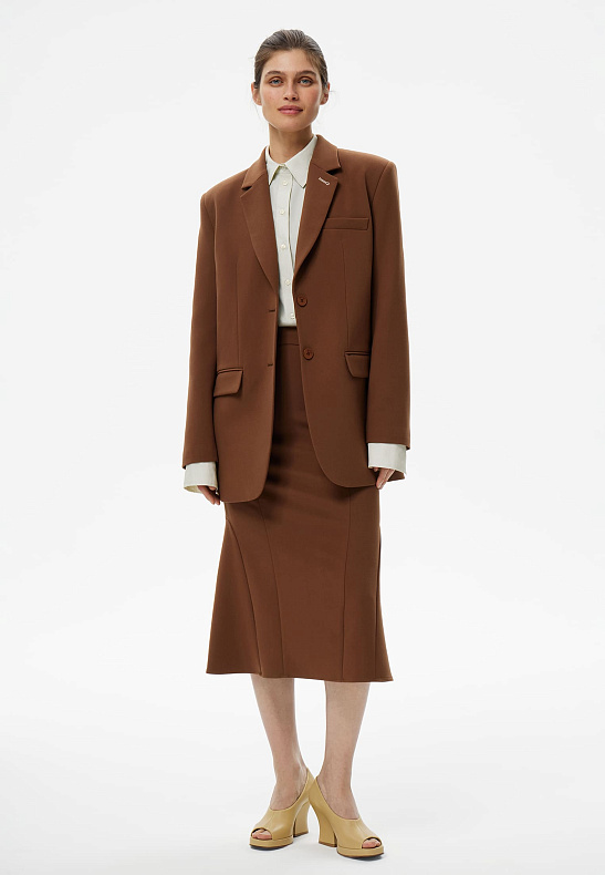 Жакет мужского кроя Snob brun