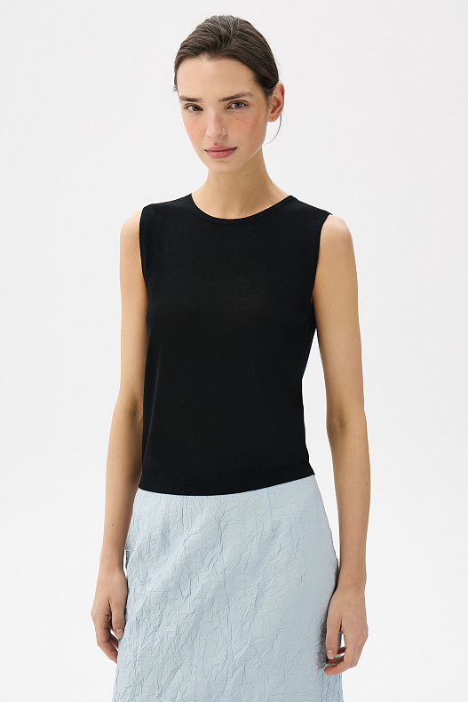 Топ из вискозы Voile noir