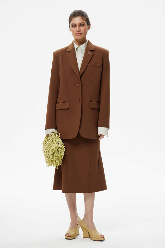 Жакет мужского кроя Snob brun