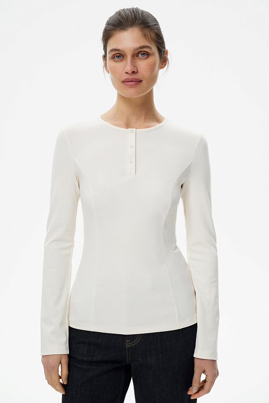 Лонгслив Lazy day crémeux