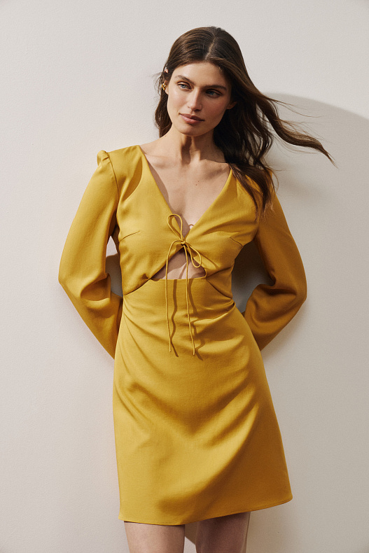 Платье мини Sunset jaune