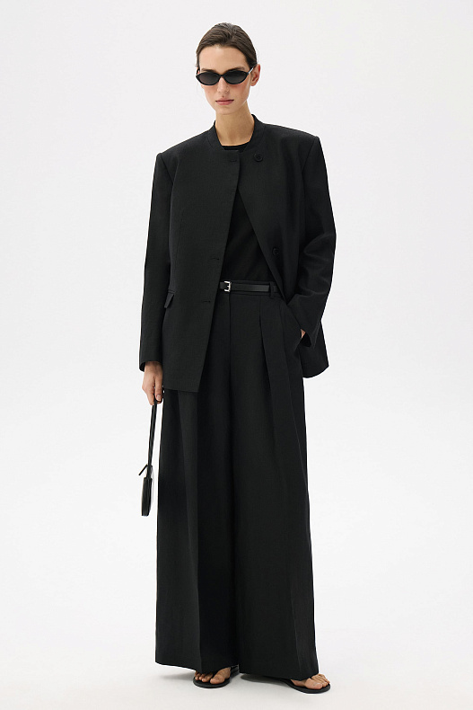 Льняные брюки Charcoal